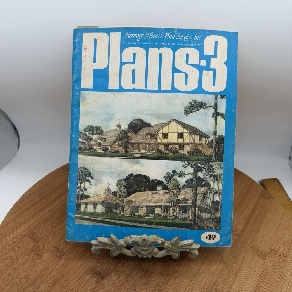 VTG 1970 Heritage Homes Plans -3 House Plan Catalog Henry D Norris A1A MCM